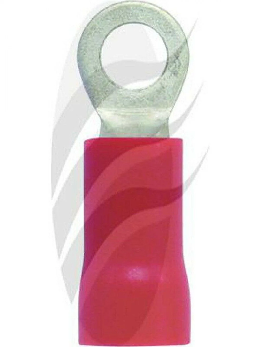 Jaylec - Pack Of 10 Ring Terminal 3mm Insul Pvc Std Crimp Red Use Te1103Bl