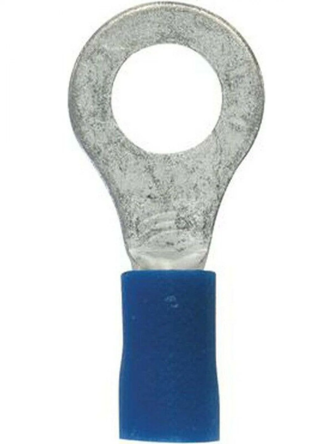 Jaylec - Pack Of 10 Ring Terminal 6mm Insul Pvc Std Crimp Blue Use