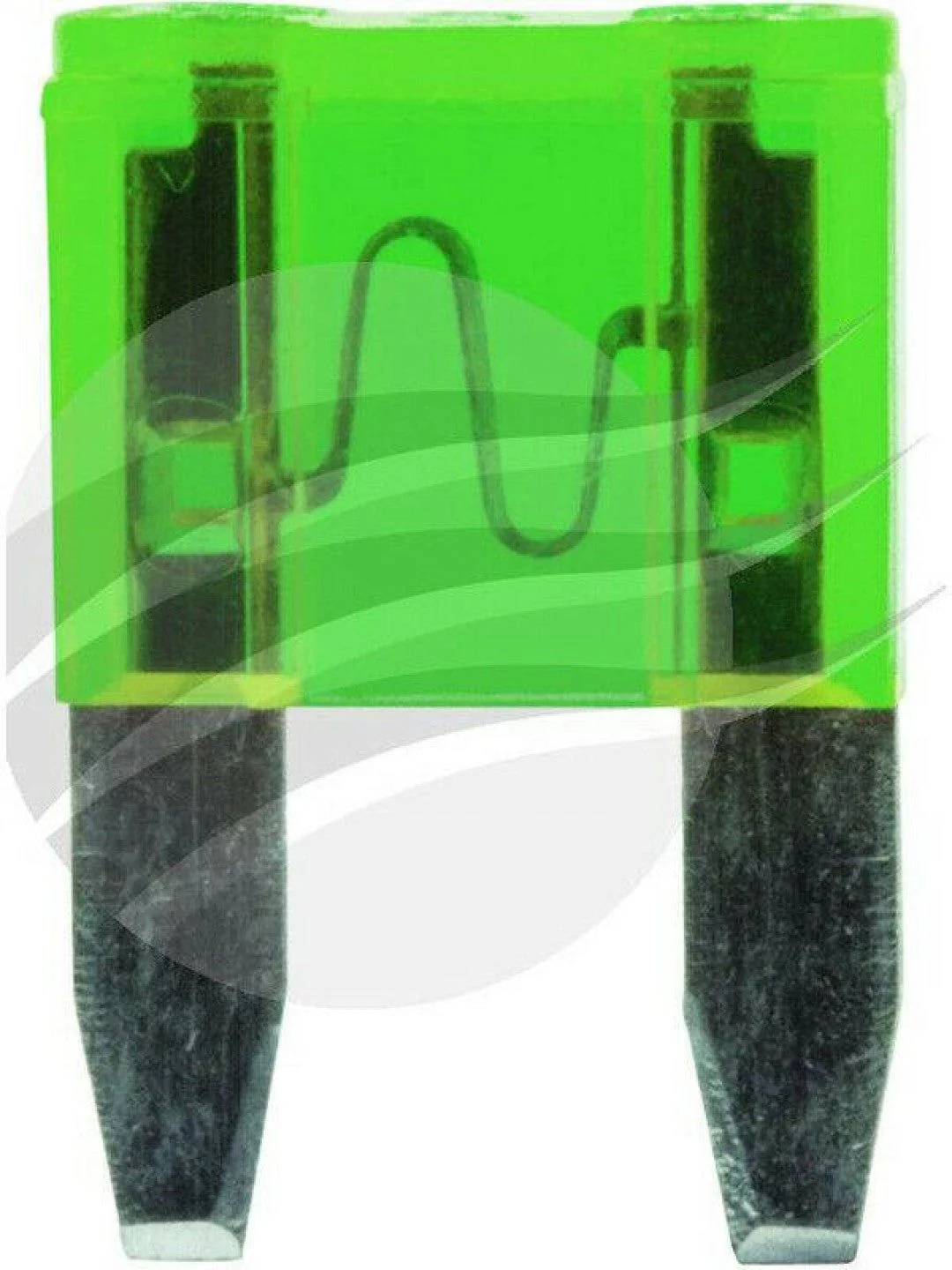 Jaylec - Pack Of 100 Mini Blade Fuse 30 Amps Green