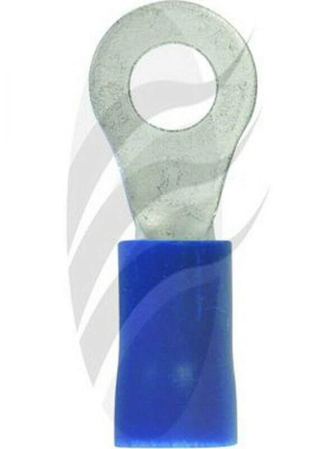 Jaylec - Pack Of 100 Ring Terminal 4mm Insl Pvc Std Crimp Blue Use Te1204
