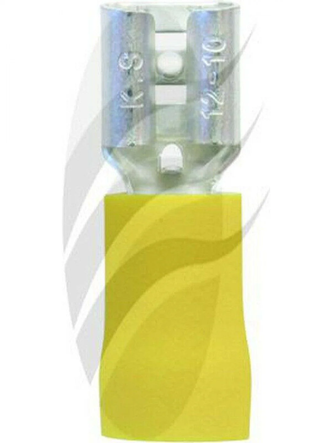 Jaylec - Pack Of 50 Female Blade Terminal 6.3mm Insul Pvc Copper Sleeve