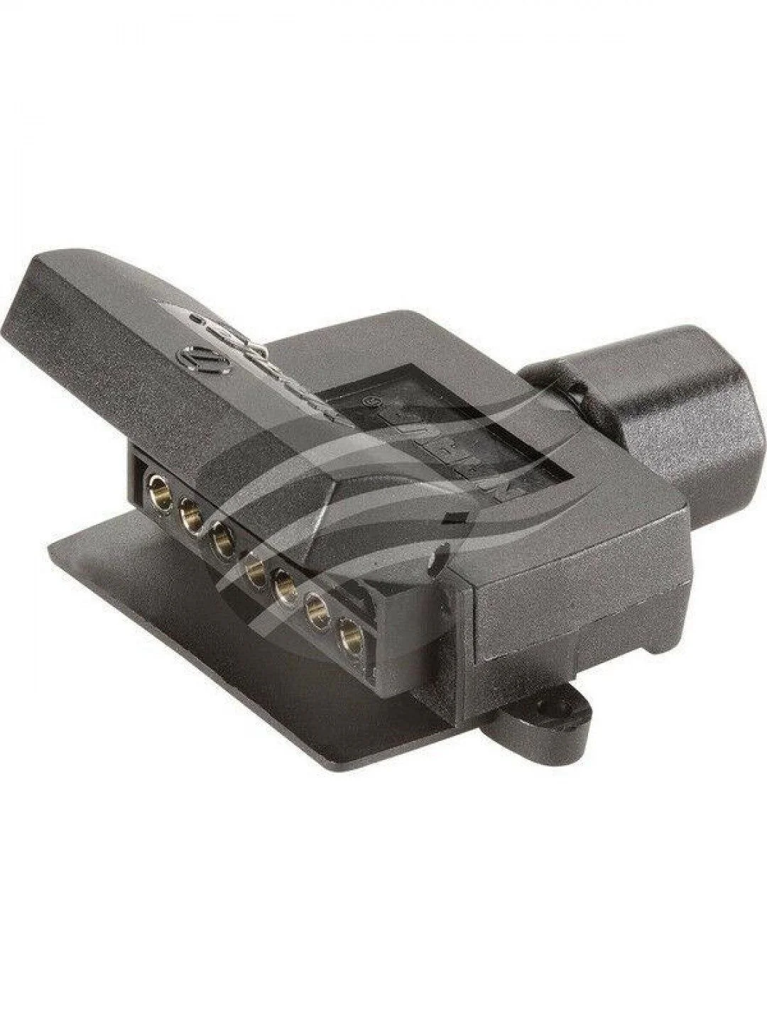 Jaylec - Small Base Dual Post Divided M8 - M10 Red 45.3 x 43 x 37.5mm
