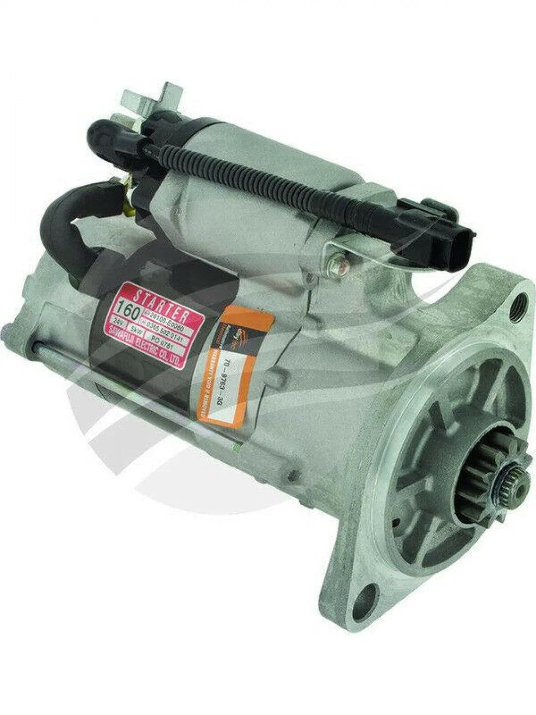 Jaylec - Starter 24 Volts Hino J08C J05C Sawafuji J07C N04C 5.0Kw High