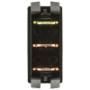 Jaylec - Switch Rocker On Off Amber 12/24 Volts 20 Amps @ 12 Volts 10 Amps @24 Volts Mounting - Image 2