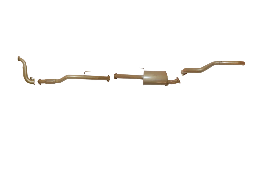 Pacemaker King Brown | Single 3" Turbo Back Exhaust with Muffler | Holden Colorado RG 2.8L TD 2012-2016 | KB5110-XXMX