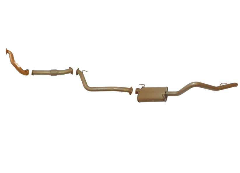 Pacemaker King Brown | Single 3" Turbo Back Exhaust with Muffler | Isuzu D-MAX 3.0L TD 2008-2010 | KB8500-XXMX