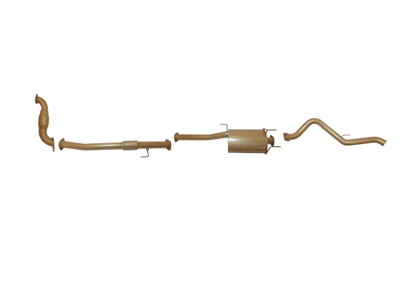 Pacemaker King Brown | Single 3" Turbo Back Exhaust with Cat & Muffler | Isuzu D-MAX 3.0L TD 2012-2017 | KB8510-XCMX