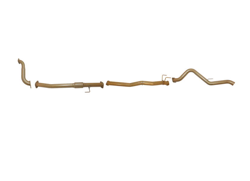 Pacemaker King Brown | Single 3" Turbo Back Straight Pipe | Isuzu D-MAX 3.0L TD 2012-2017 | KB8510-XXXX