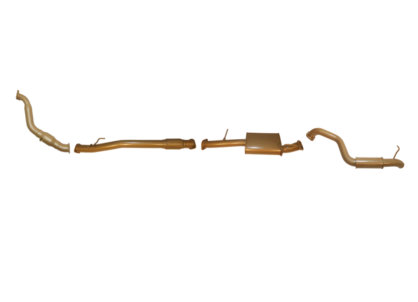 Pacemaker King Brown | Single 3" Turbo Back Exhaust with Cat & Muffler | Mitsubishi Challenger PB PC Manual | KB9200-XCMR