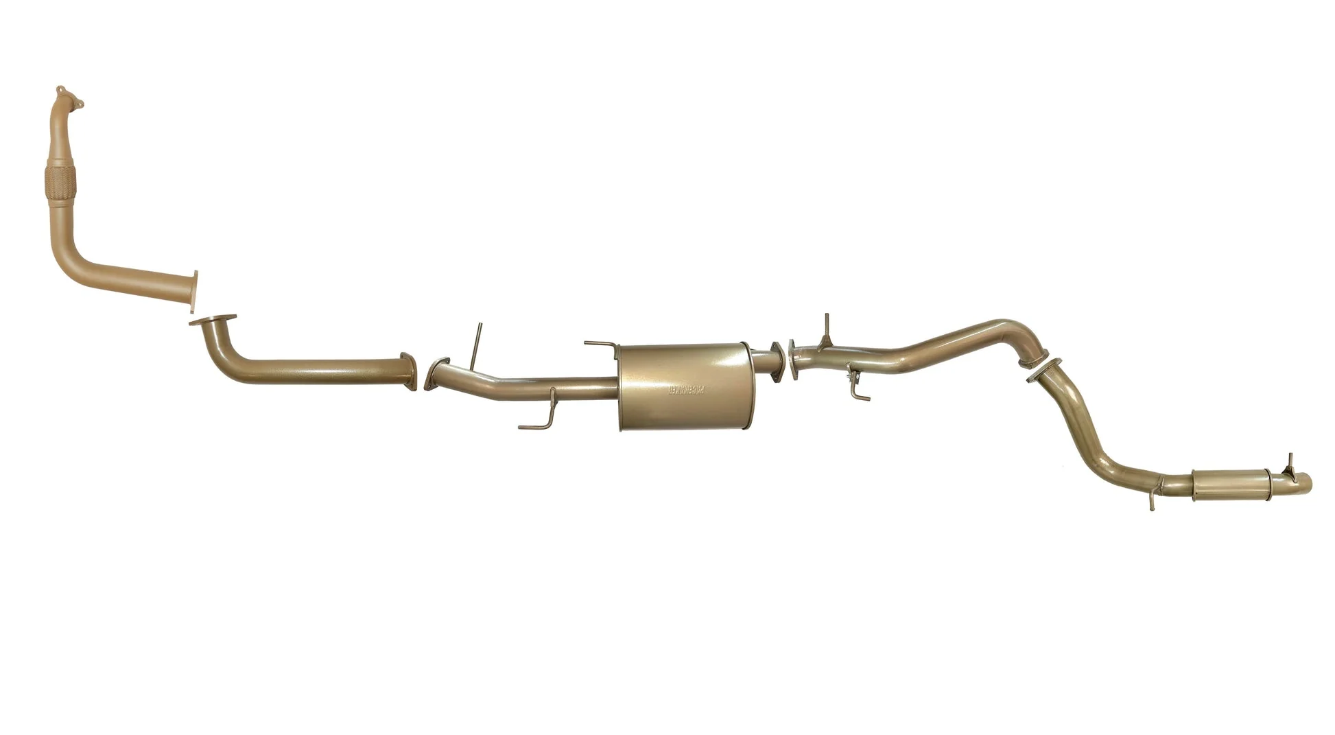 Pacemaker King Brown | 3" Turbo Back Exhaust Kit | Mitsubishi Pajero NW 3.2L TD | KB9020-XXMR