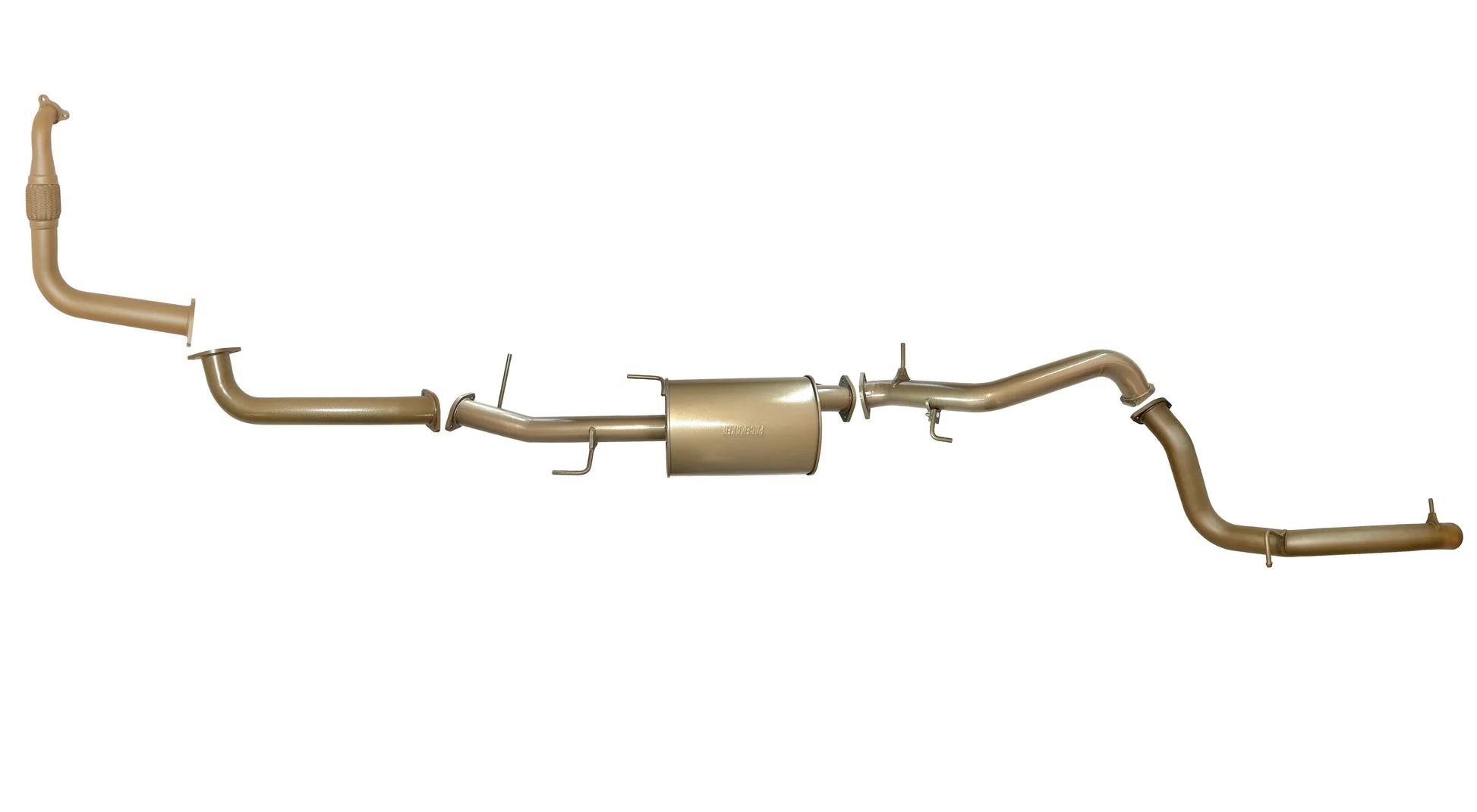 Pacemaker King Brown | 3" Turbo Back Exhaust Kit | Mitsubishi Pajero NW 3.2L TD | KB9020-XXMX