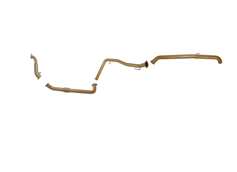 Pacemaker King Brown | Single 3" Turbo Back Straight Pipe | Nissan Navara D40 2.5L TD | KB9410-XXXX