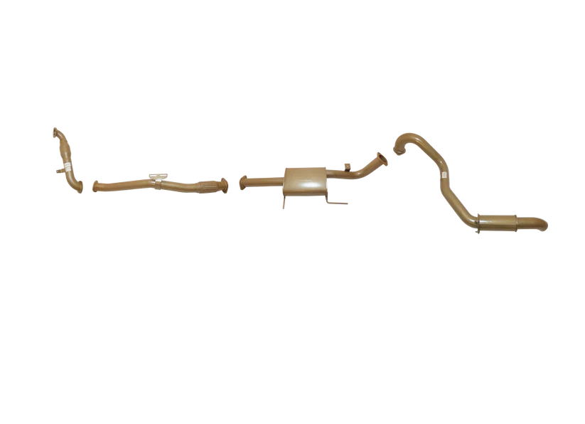 Pacemaker King Brown | Single 3" Exhaust Kit with CAT | Nissan Patrol GU MKII Ute & Wagon 3.0L Turbo Diesel Mk I & Mk II 2000–2016 Without DPF/Air Purifier | KB9510-XCMR