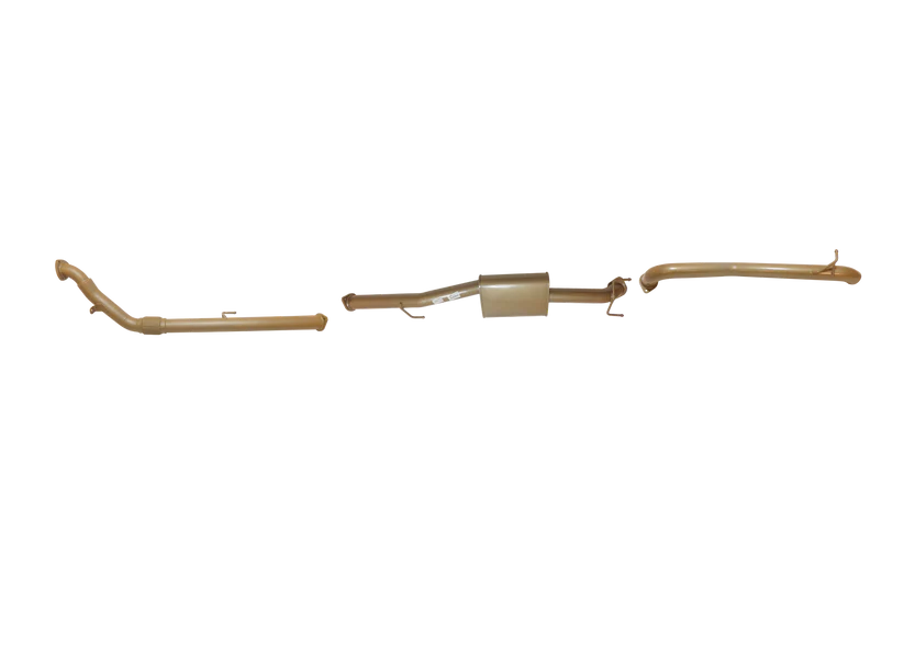 Pacemaker King Brown | Single 3" Turbo Back Exhaust with Centre Muffler | Toyota Hilux 150 Series | KB12110-XXMX