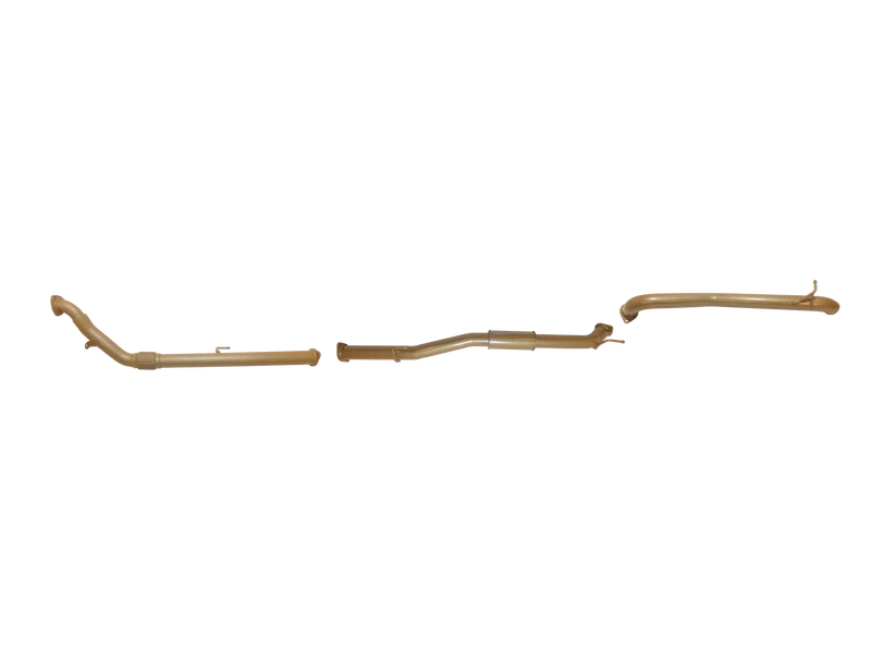 Pacemaker King Brown | Single 3" Turbo Back Exhaust with Centre Resonator | Toyota Hilux 150 Series 3.0L TD | KB12110-XXRX