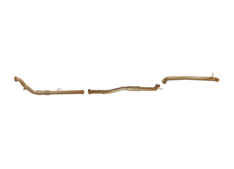 Pacemaker King Brown | Single 3" Turbo Back Exhaust with Cat & Resonator | Toyota Hilux 150 | KB12110-XCRX