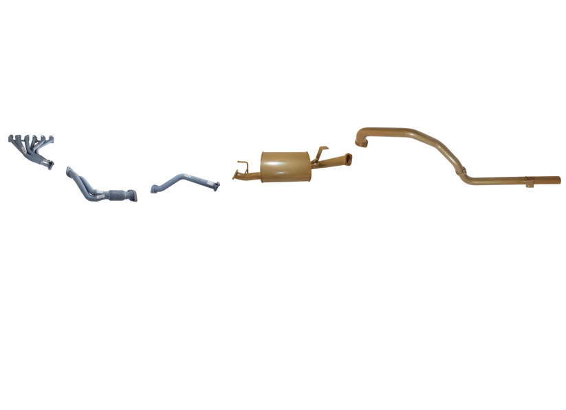 Pacemaker King Brown | 2.5" Exhaust & Headers Kit | Toyota Landcruiser 100/105 Series 4.2L N/A Diesel 1998-2008 | KB12020-HXMX