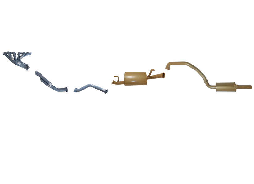 Pacemaker King Brown | 2.5" Exhaust & Headers Kit | Toyota Landcruiser 100/105 Series 4.5L Petrol 1998-2008 | KB12025-HXMR