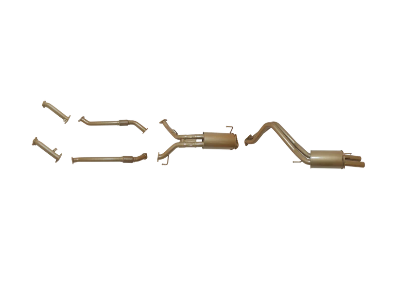 Pacemaker King Brown | Twin 2.5" Turbo Back Exhaust Kit (Muffler & Resonator) | Toyota LandCruiser 200 Series 4.5L V8 TT 2008-9/2015 | KB12030-XXMR
