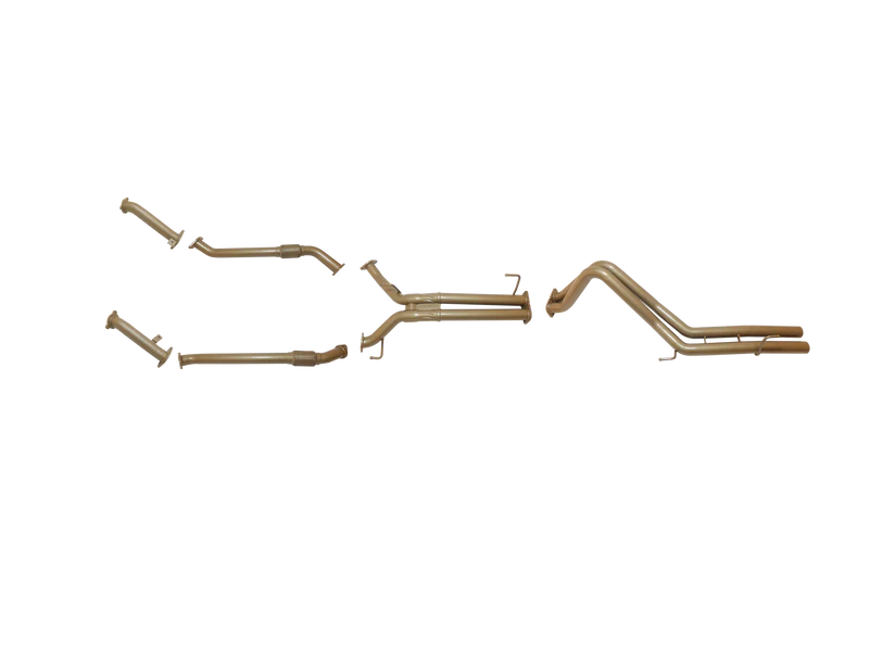 Pacemaker King Brown | Twin 2.5" Turbo Back Straight Pipe | Toyota LandCruiser 200 Series 2008–09/2015 | KB12030-XXXX