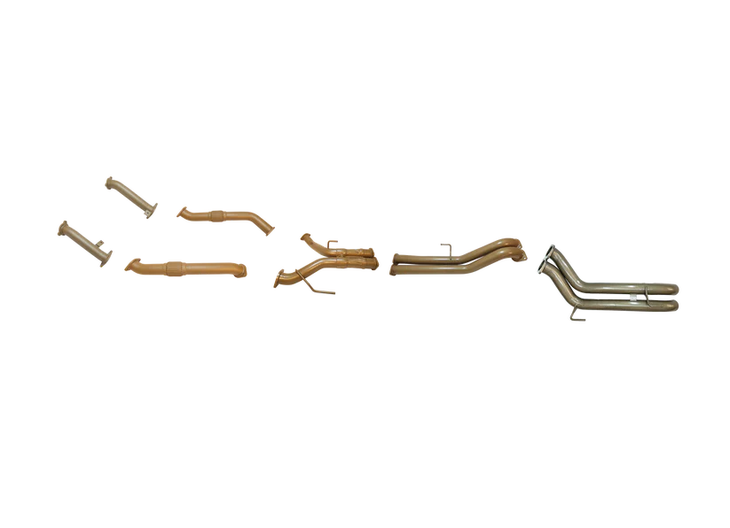 Pacemaker King Brown | Twin 3" Turbo Back Straight Pipe | Toyota LandCruiser 200 Series 2008–09/2015 | KB12031-XXXX