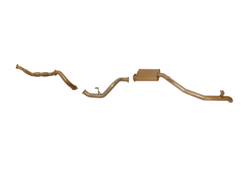 Pacemaker King Brown | Single 3" Turbo Back Exhaust with Cat & Muffler | Toyota LandCruiser 78 Troopy 2007–08/2016 | KB12007-XCXM