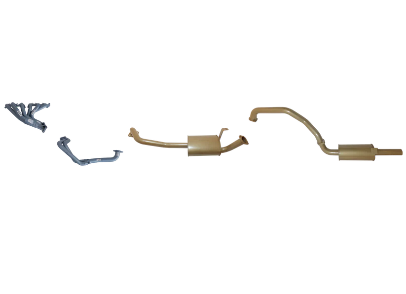Pacemaker King Brown | 2.5" Exhaust & Headers Kit | Toyota Landcruiser 80 Series 4.5L 1989-1997 | KB12015-HXMR