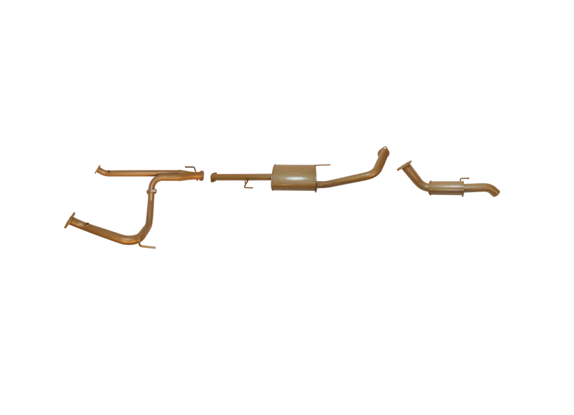 Pacemaker King Brown | Single 2.5" Cat Delete Exhaust Kit | Toyota Prado 120 4.0L V6 2002–2009 | KB12214-XYMR