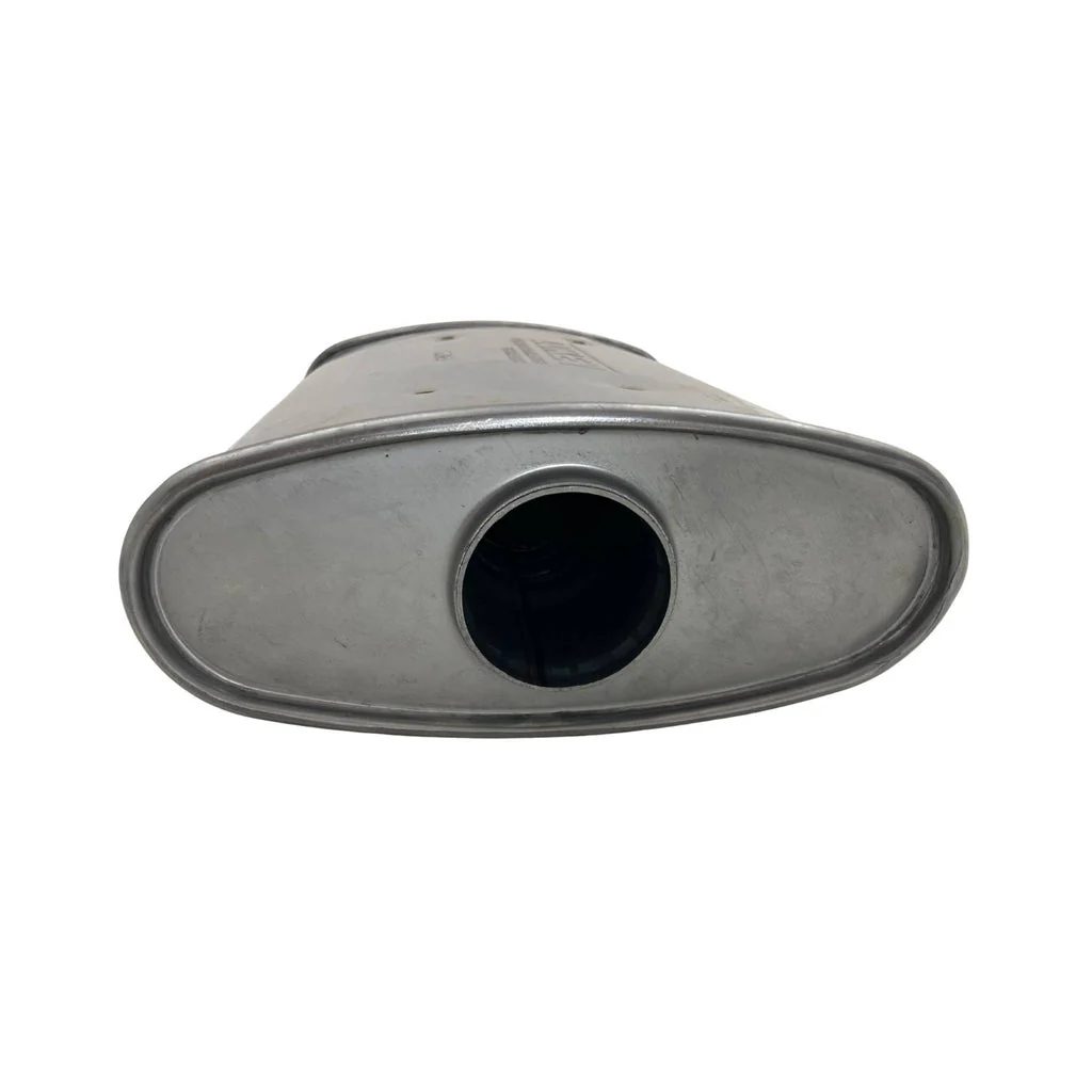 LUKEY | 2.5" 10x4 Oval Super Turbo Triple Flow Muffler | 430 Stainless | F727GPN-430L - Image 3