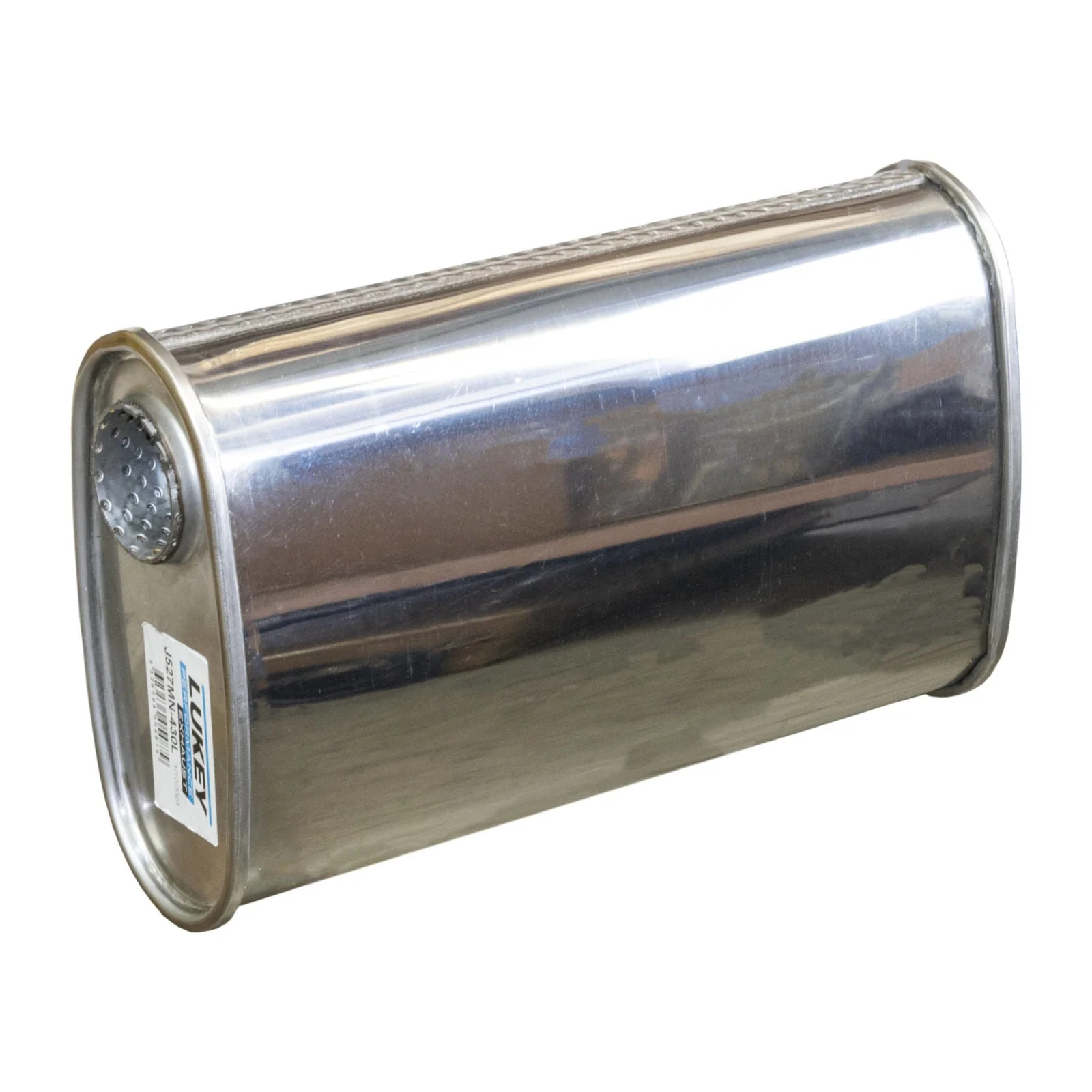 LUKEY | 2" 8x4 Oval Megaflow Performance Muffler | 430 Stainless | J527MN-430L - Image 3