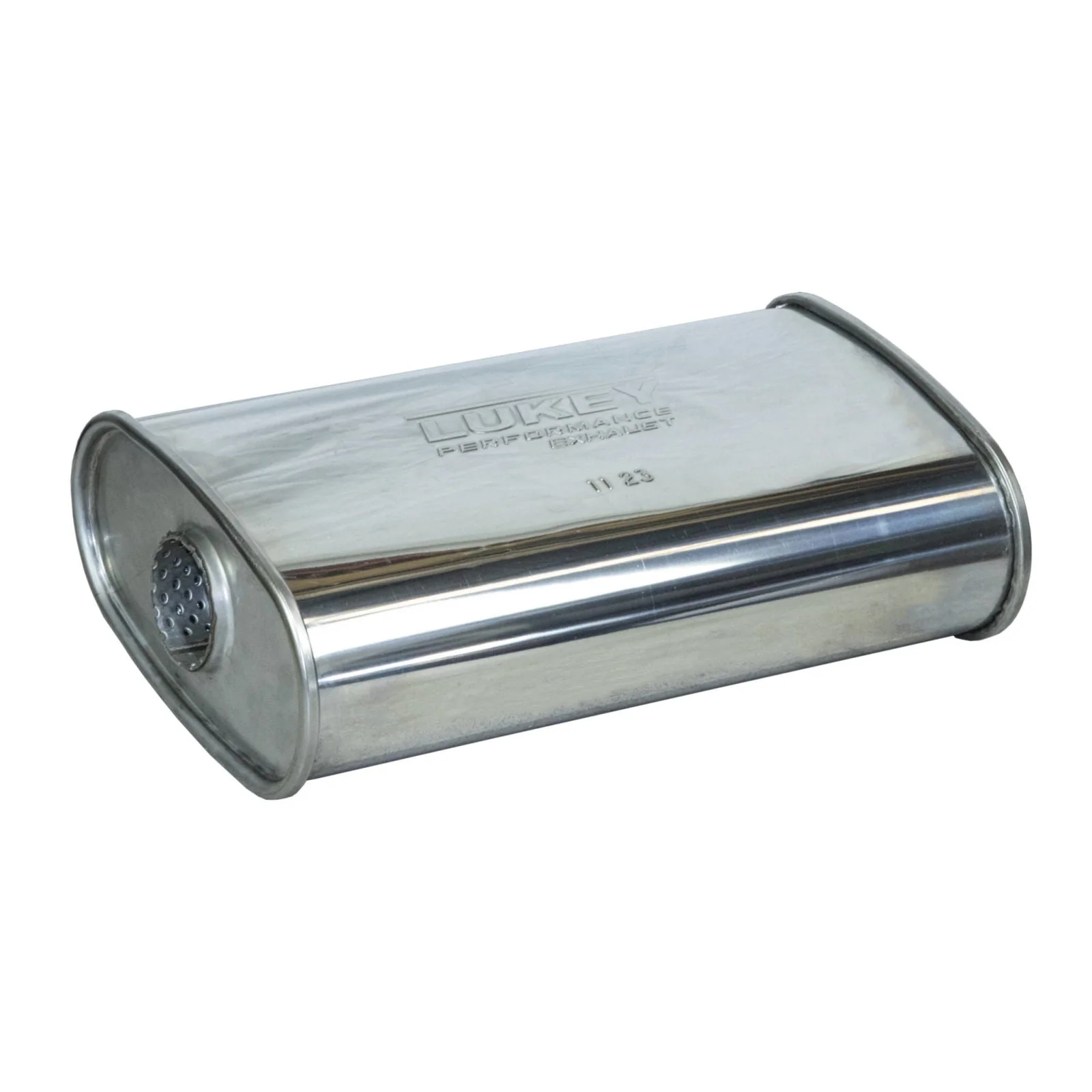 LUKEY | 2" 8x4 Oval Megaflow Performance Muffler | 430 Stainless | J527MN-430L - Image 4