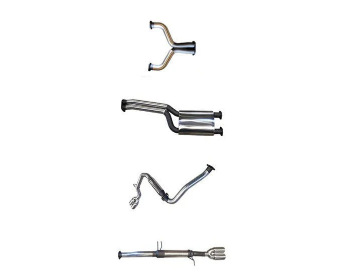 Manta | Twin 2.5" Cat Back Exhaust System with Muffler/Hotdog | Ford Falcon BA BF 5.4L V8 Ute & FPV Pursuit 2002–2008