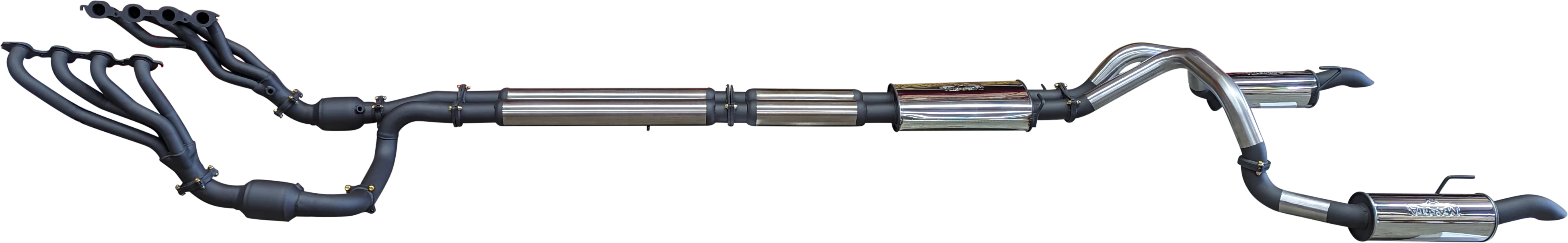 Manta | Twin 3" Full Exhaust System with 1 3/4" Extractors & Cats | Chevrolet Silverado 1500 ZR2 6.2L V8 Ute 2022–2024