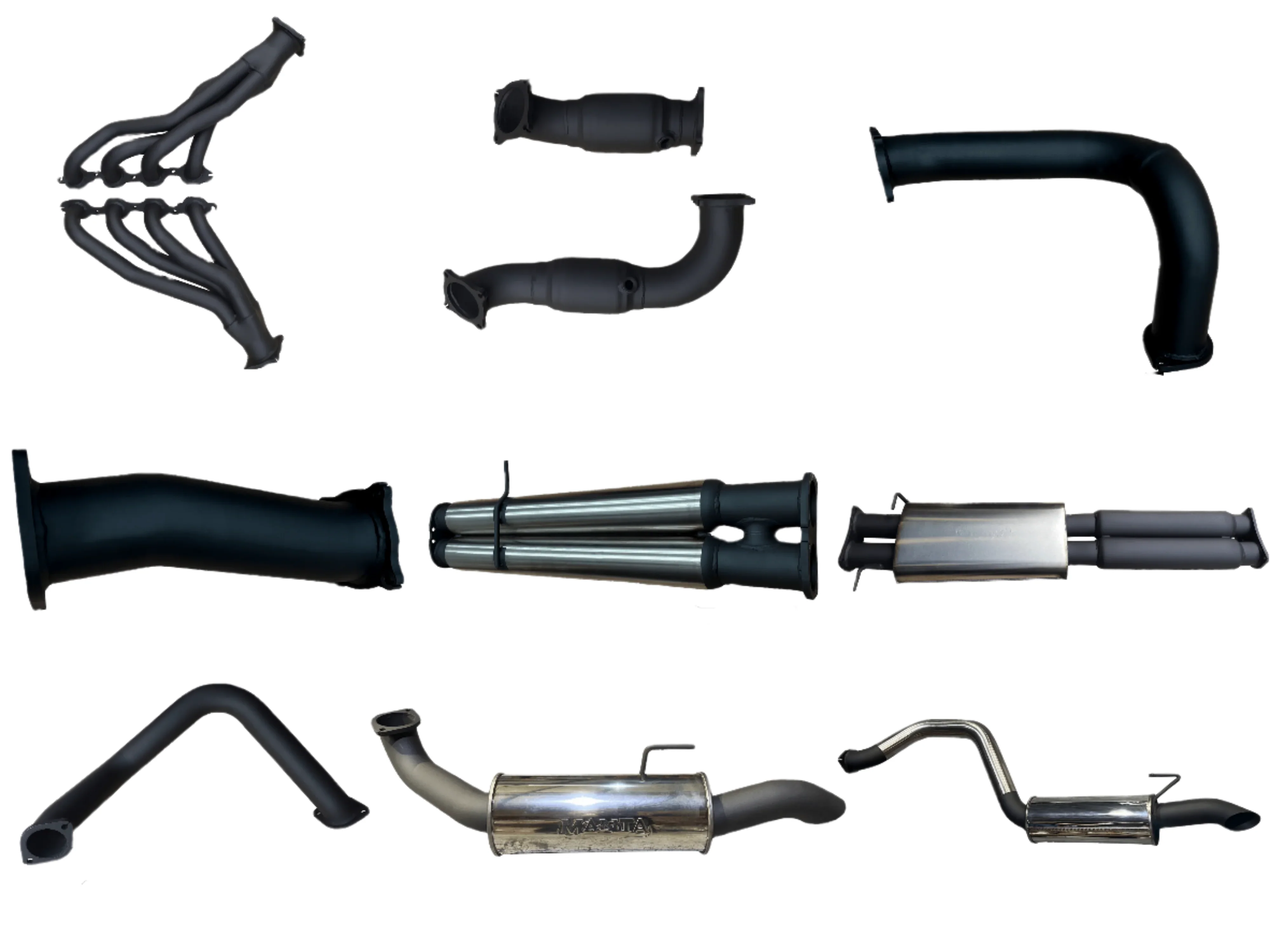 Manta | Twin 3" Full Exhaust System with 1 3/4" Extractors & Cats | Chevrolet Silverado 1500 ZR2 6.2L V8 Ute 2022–2024 - Image 2