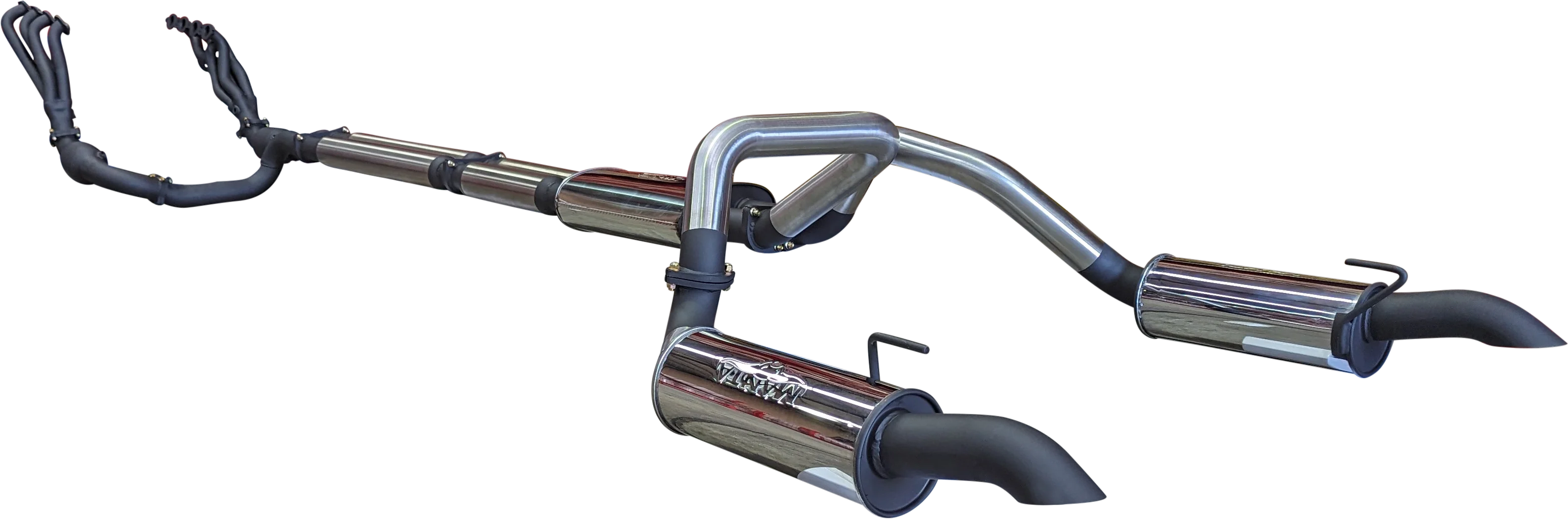Manta | Twin 3" Full Exhaust System with 1 3/4" Extractors & Cats | Chevrolet Silverado 1500 ZR2 6.2L V8 Ute 2022–2024 - Image 4