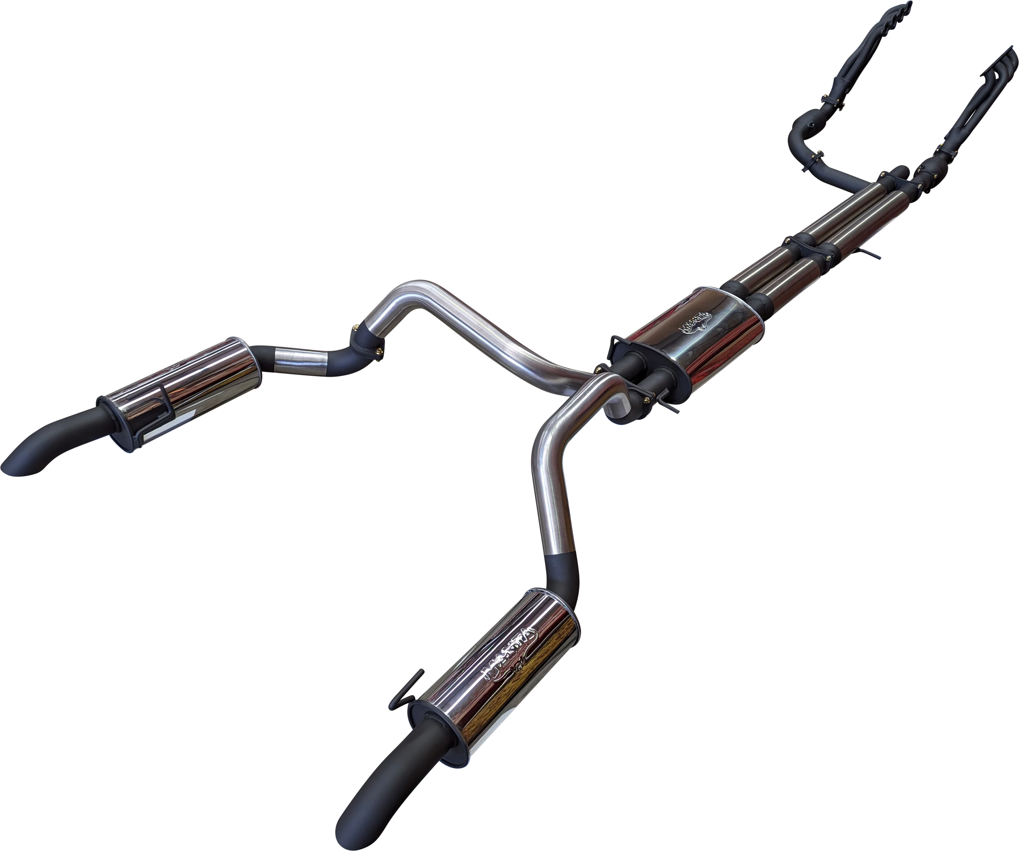 Manta | Twin 3" Full Exhaust System with 1 3/4" Extractors & Cats | Chevrolet Silverado 1500 ZR2 6.2L V8 Ute 2022–2024 - Image 7