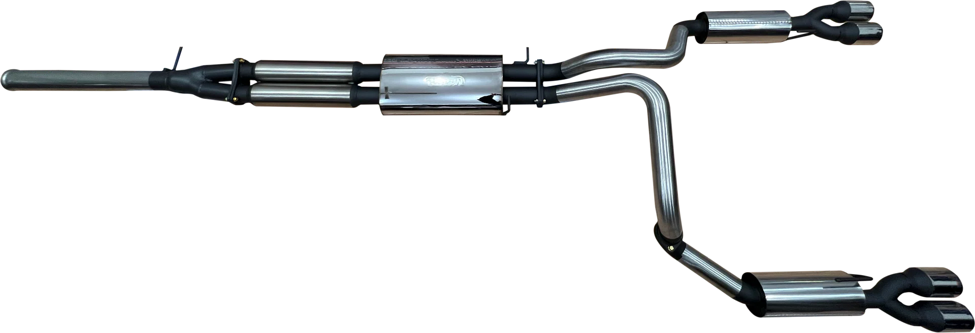 Manta | Twin 3" Cat Back Exhaust System with Quad Tips | Chevrolet Silverado 1500 6.2L V8 Ute 2019–2024