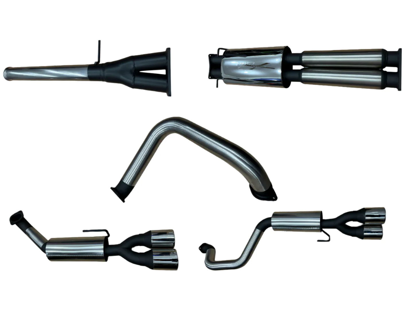 Manta | Twin 3" Cat Back Exhaust System with Quad Tips | Chevrolet Silverado 1500 6.2L V8 Ute 2019–2024 - Image 2