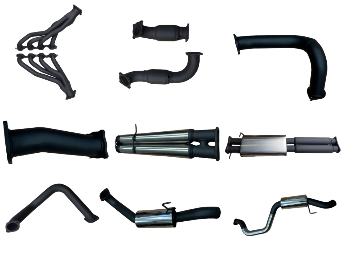Manta | Twin 3" Full Exhaust System with 1 3/4" Headers & Cats | Chevrolet Silverado 1500 6.2L V8 Ute 2019–2024 - Image 2