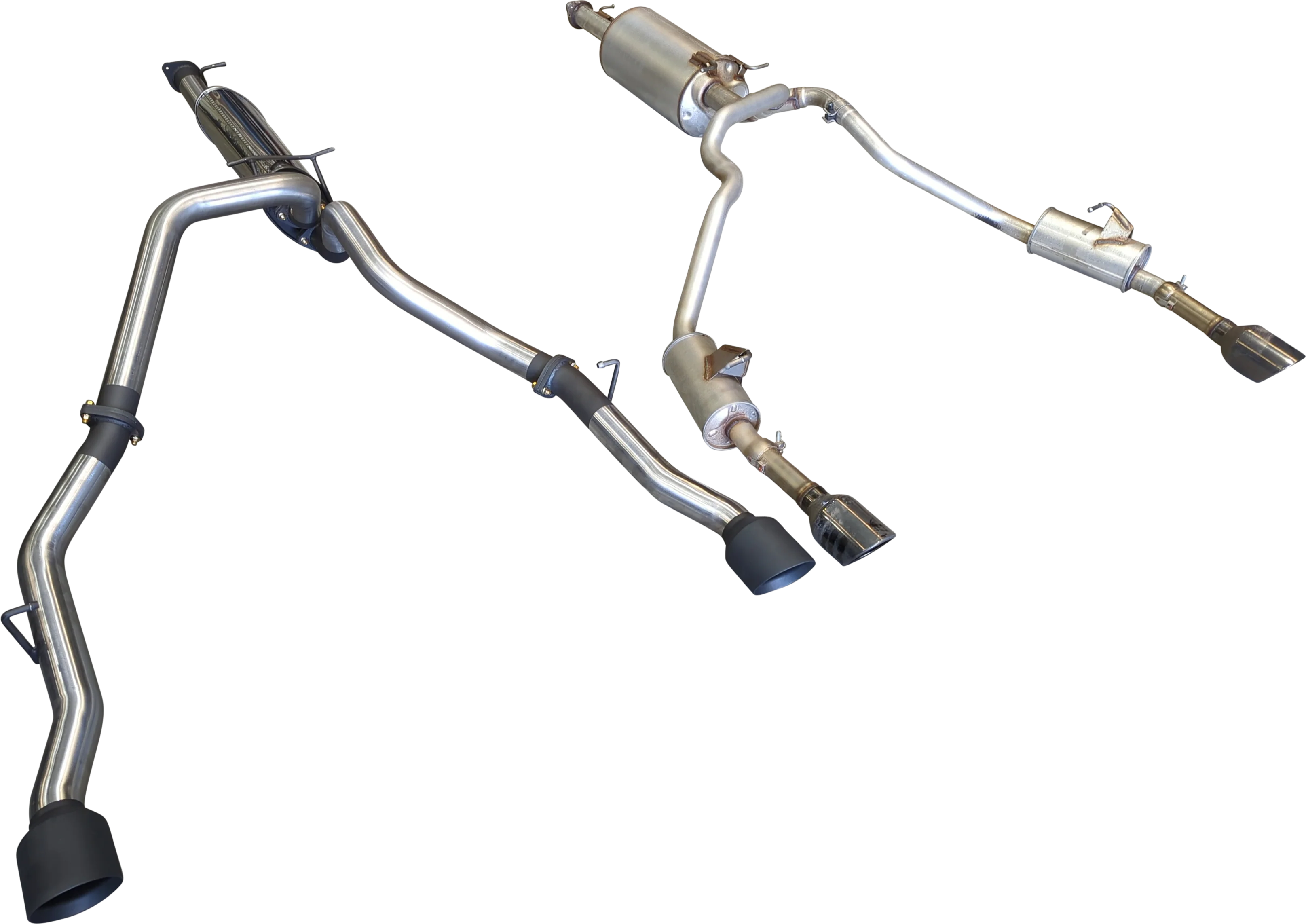 Manta | 3″ Single into Twin Cat Back Exhaust with 5″ Black Tips | RAM 1500 DT 5.7L V8 Ute 2020–2025 - Image 3
