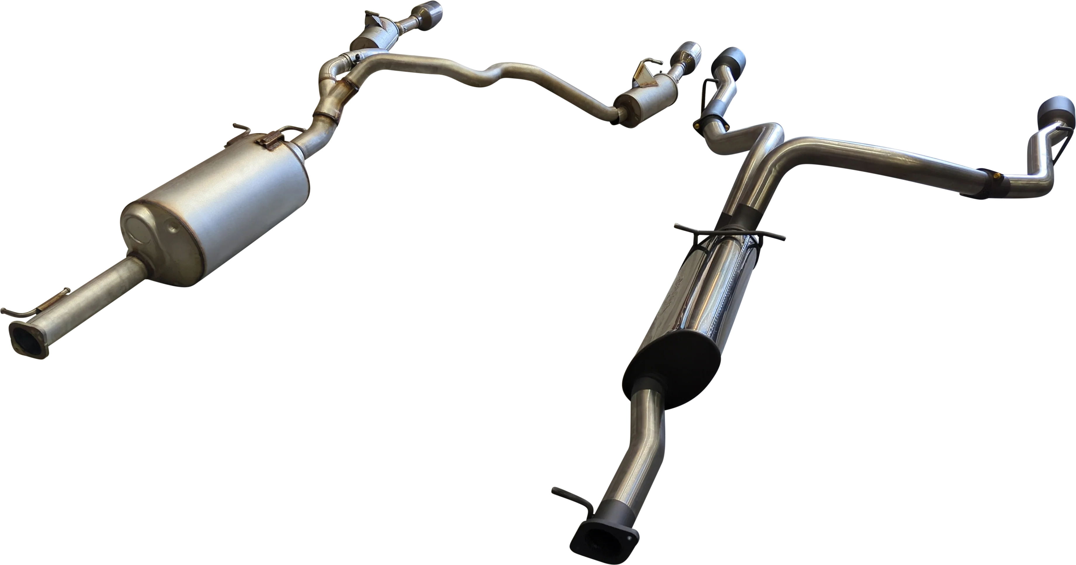 Manta | 3″ Single into Twin Cat Back Exhaust with 5″ Black Tips | RAM 1500 DT 5.7L V8 Ute 2020–2025 - Image 4