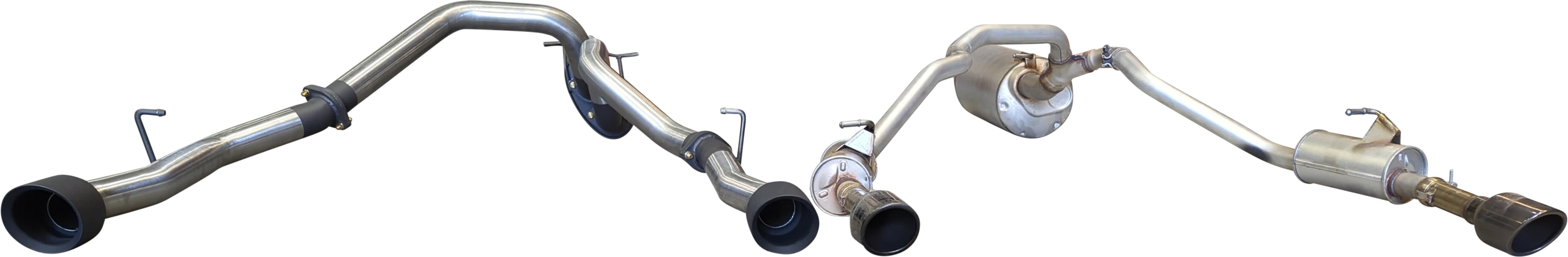 Manta | 3″ Single into Twin Cat Back Exhaust with 5″ Black Tips | RAM 1500 DT 5.7L V8 Ute 2020–2025 - Image 5