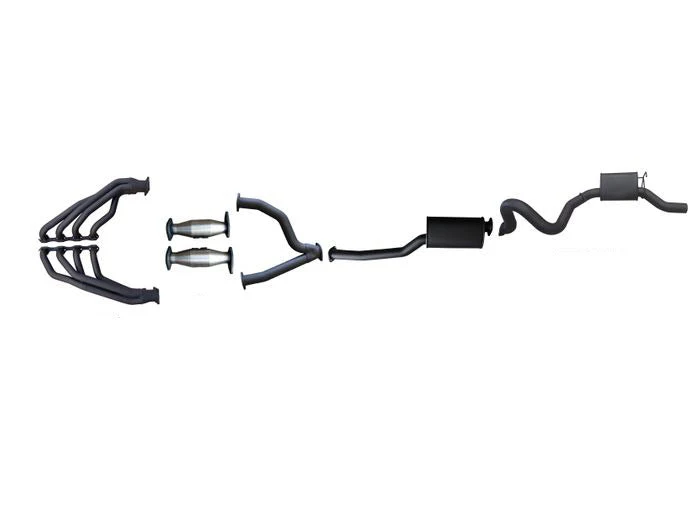 Manta | 3" Full System with Extractors Muffler/Muffler | Ford Falcon AU 5.0L V8 Sedan (Live Axle) 1998–2002