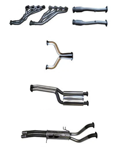 Manta | Twin 2.5″ Full Exhaust System with Extractors, Muffler/Muffler | Ford Falcon FG XR8 5.4L V8 Ute 2008–2010, FPV GS/Pursuit 5.4L/5.0L V8 Ute 2008–2014