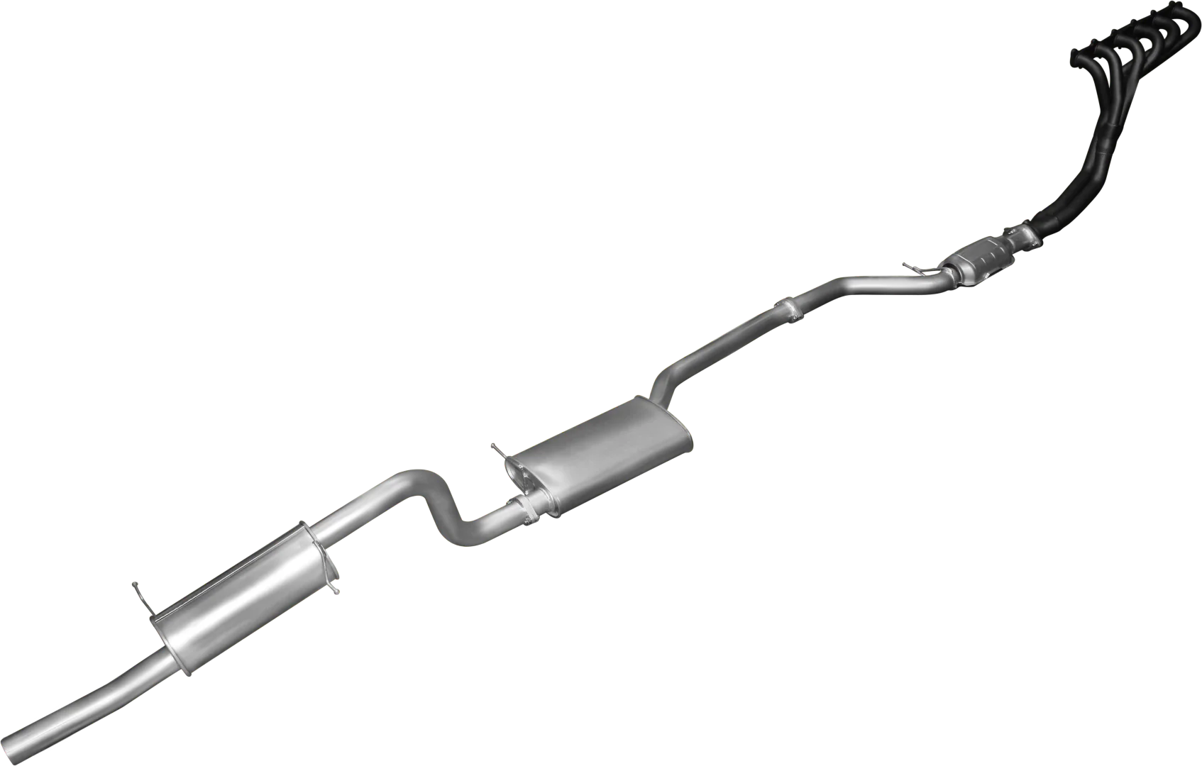 Manta | 2.5in Single Full System with Muffler/Muffler | Ford Falcon BA BF 6 Cylinder Ute 2002–2008