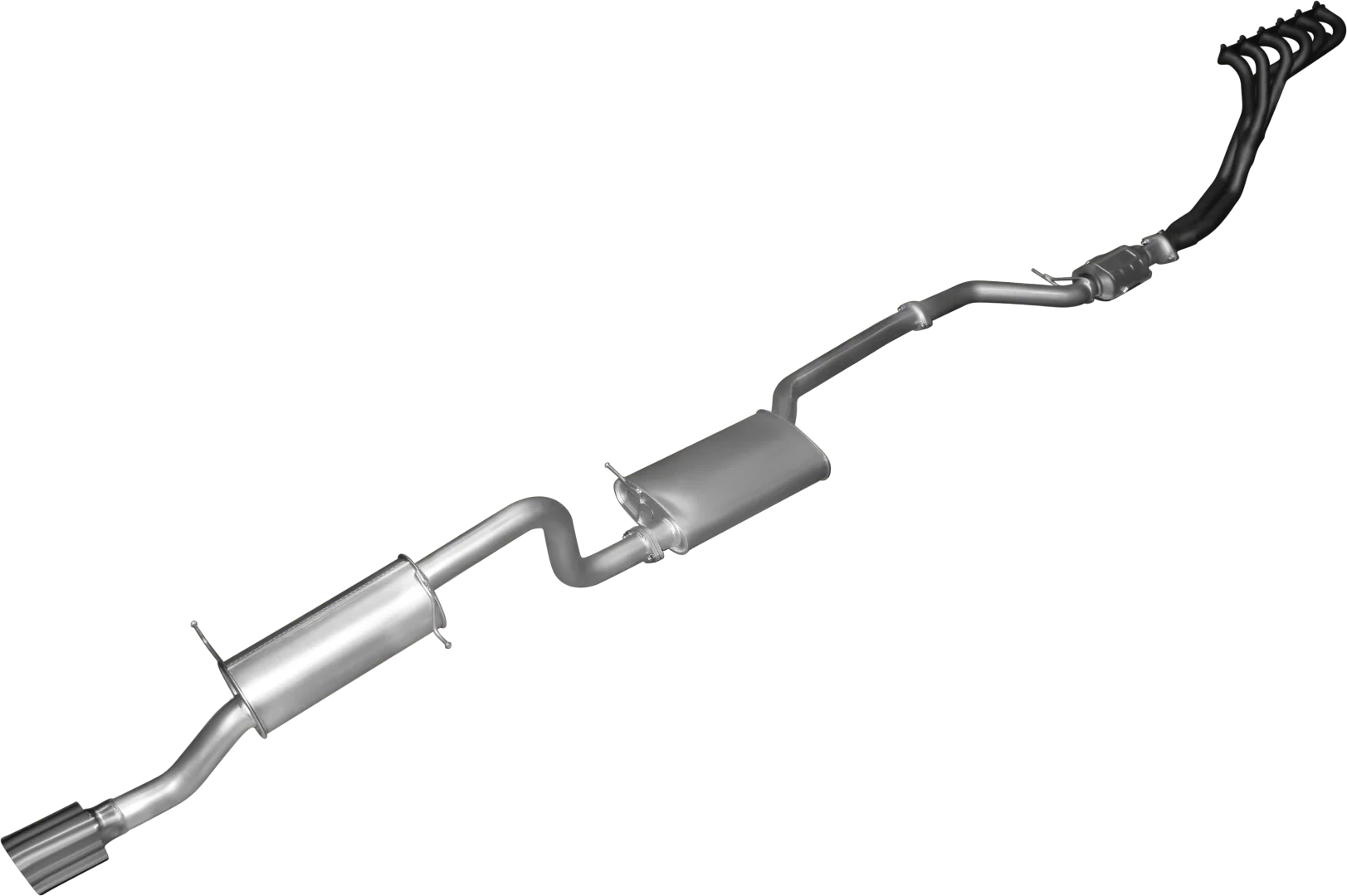 Manta | 2.5" Full Exhaust System with Muffler/Muffler | Ford Falcon BA BF XR6 4.0L 6Cyl Ute 2002–2008