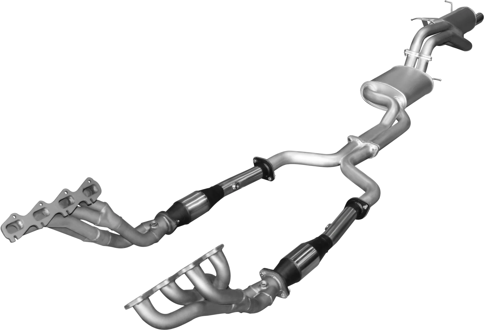 Manta | Twin 2.5" Dual Full System with Extractors & Muffler/Muffler | Ford Falcon BA BF 4V V8 Sedan & FPV GT 2002–2008 - Image 3