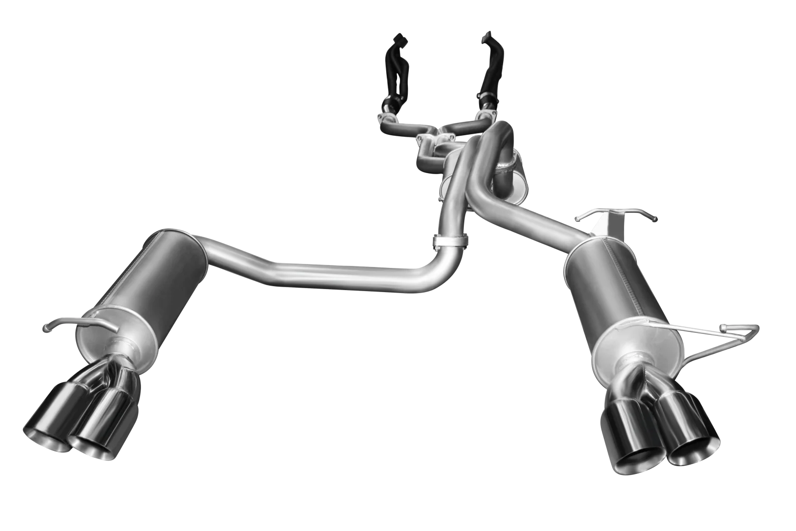 Manta | Twin 2.5" L & R Full System with Extractors & Muffler/Muffler | Ford Falcon BA BF 4V V8 Sedan & FPV GT 2002–2008 - Image 2