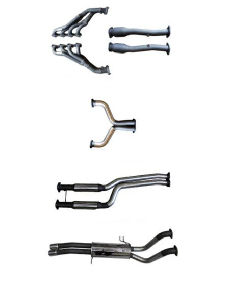 Manta | Twin 2.5" Full Exhaust System with Extractors & Hotdog/Muffler | Ford Falcon BA BF 5.4L BOSS V8 XR8 & FPV Ute 2002–2008