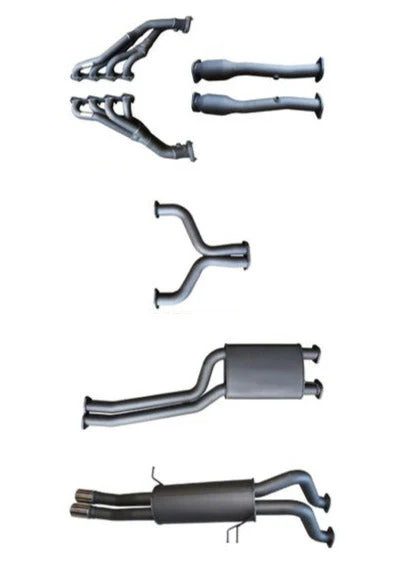 Manta | Twin 2.5" Full Exhaust System with Extractors & Muffler/Muffler | Ford Falcon BA BF 5.4L BOSS V8 XR8 & FPV Ute 2002–2008